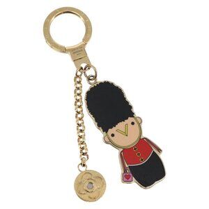 LOUIS VUITTON Monogram Vivienne Key Holder metal Gold LV Auth 147374